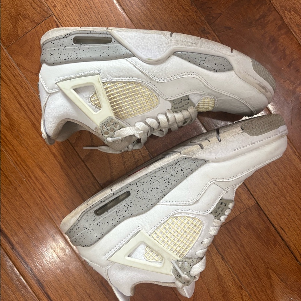 Grey & White Air Jordan’s